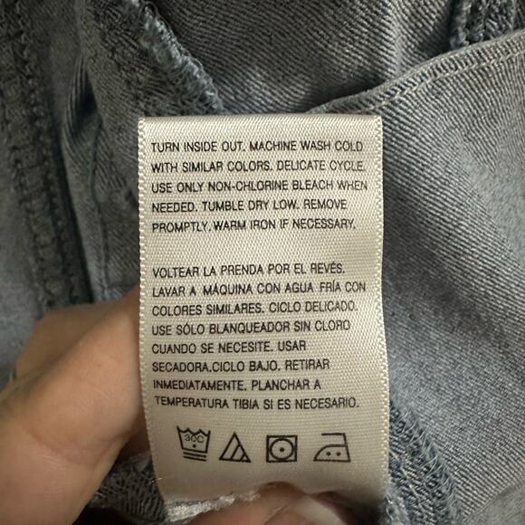 💥Wallflower The Dreamer Fit Knit Sleeve Jacket Junior sz Large Floral Boho denim - Picture 7 of 10